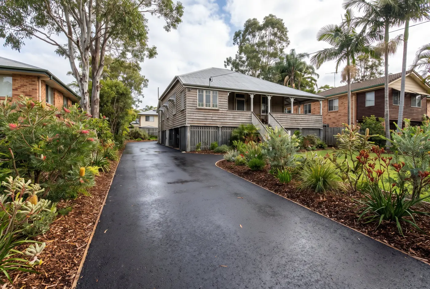 Enhancing Kerb Appeal with Landscaping and Bitumen Driveway Combinations